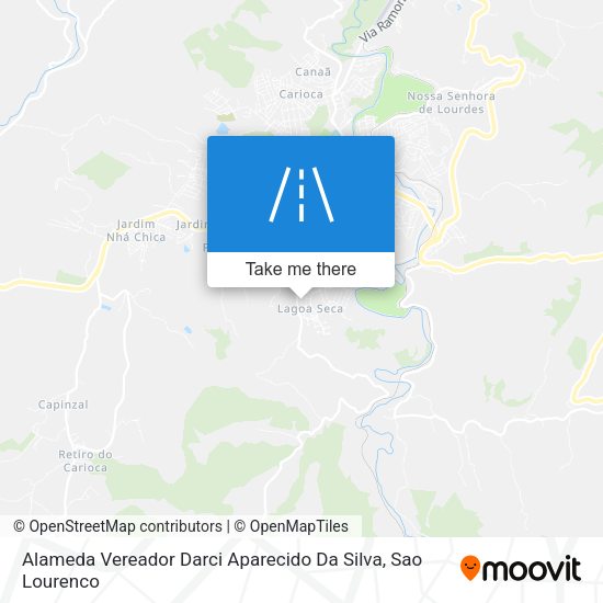 Alameda Vereador Darci Aparecido Da Silva map