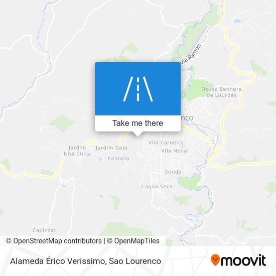 Alameda Érico Verissimo map