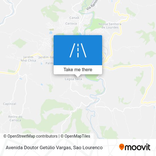 Avenida Doutor Getúlio Vargas map