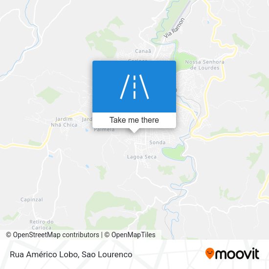 Rua Américo Lobo map
