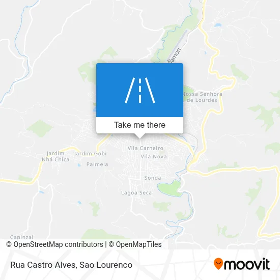 Rua Castro Alves map