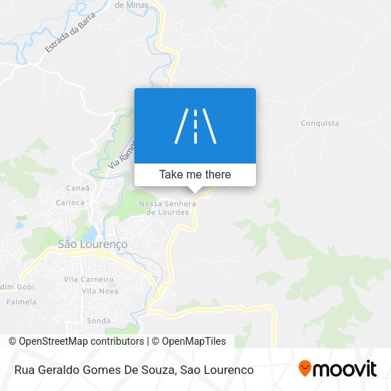 Rua Geraldo Gomes De Souza map