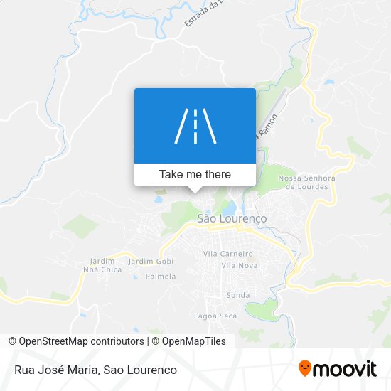 Rua José Maria map