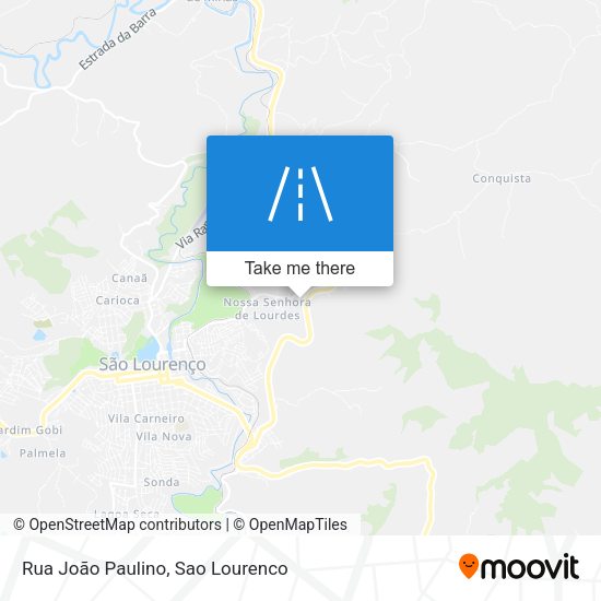 Rua João Paulino map