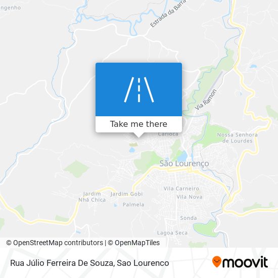 Mapa Rua Júlio Ferreira De Souza