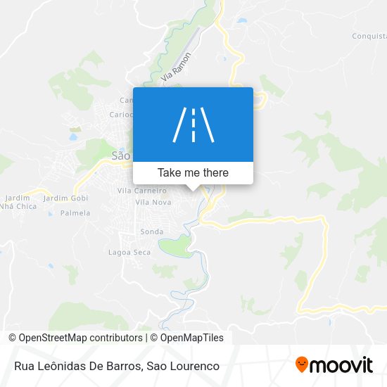 Rua Leônidas De Barros map