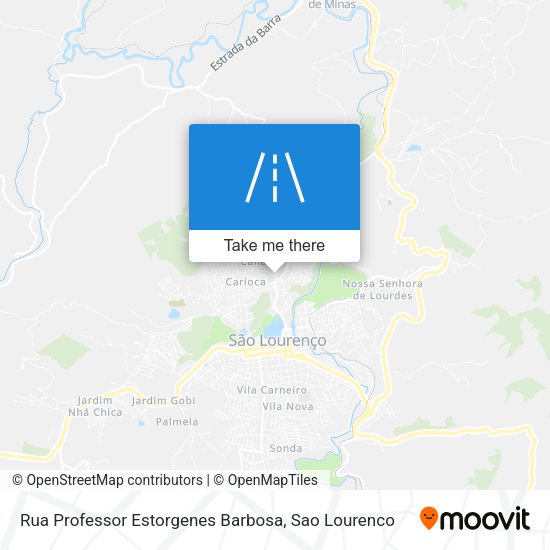 Rua Professor Estorgenes Barbosa map