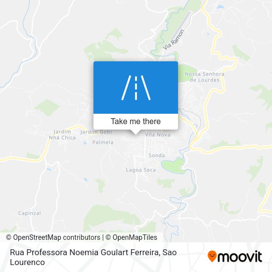 Rua Professora Noemia Goulart Ferreira map