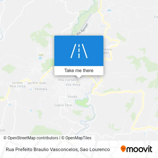 Rua Prefeito Braulio Vasconcelos map
