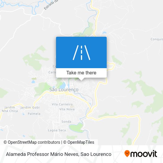 Alameda Professor Mário Neves map