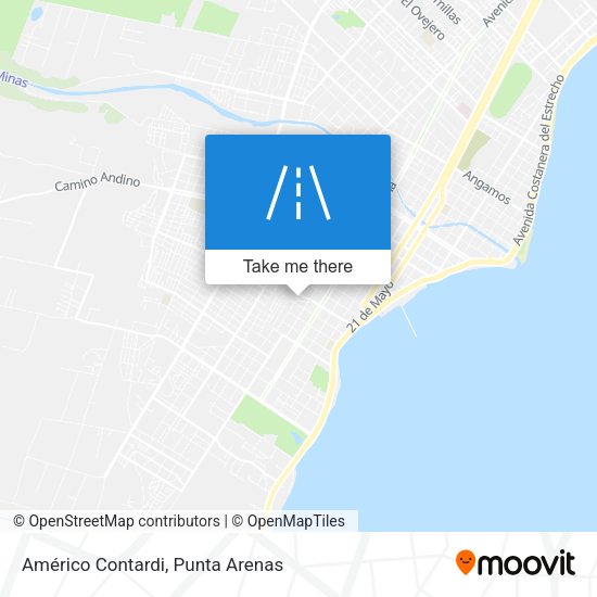 Américo Contardi map