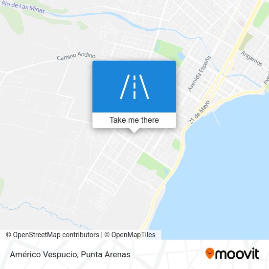 Américo Vespucio map