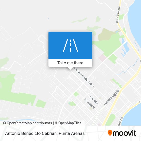 Mapa de Antonio Benedicto Cebrian