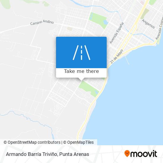 Mapa de Armando Barría Triviño