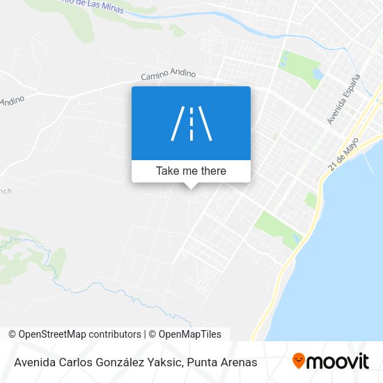 Avenida Carlos González Yaksic map