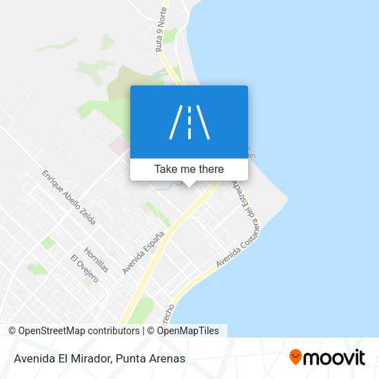 Avenida El Mirador map