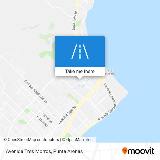 Mapa de Avenida Tres Morros