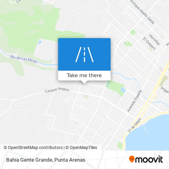 Mapa de Bahía Gente Grande