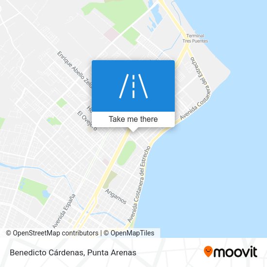 Mapa de Benedicto Cárdenas