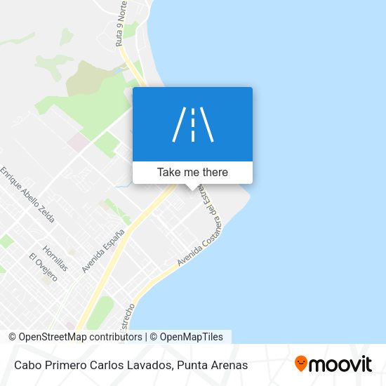 Cabo Primero Carlos Lavados map