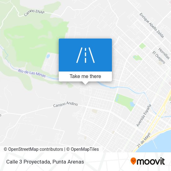 Mapa de Calle 3 Proyectada