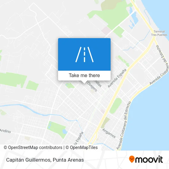 Capitán Guillermos map