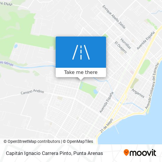 Capitán Ignacio Carrera Pinto map