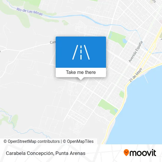 Carabela Concepción map