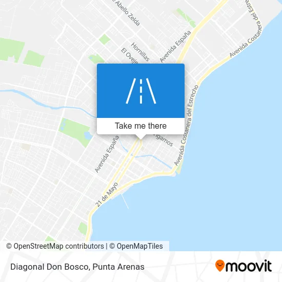 Diagonal Don Bosco map