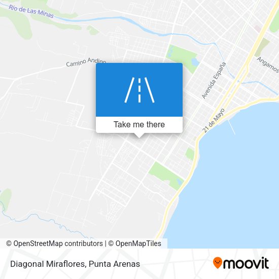 Diagonal Miraflores map