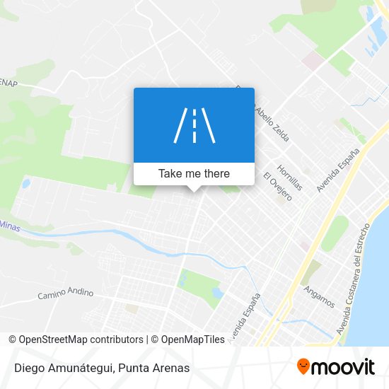 Diego Amunátegui map