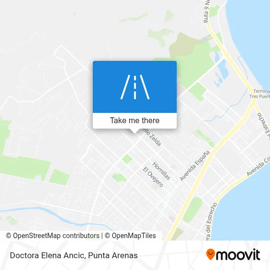 Doctora Elena Ancic map