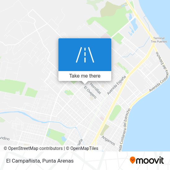 Mapa de El Campañista