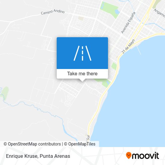 Mapa de Enrique Kruse