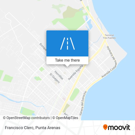 Mapa de Francisco Clerc