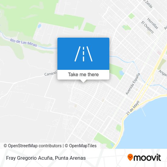 Mapa de Fray Gregorio Acuña