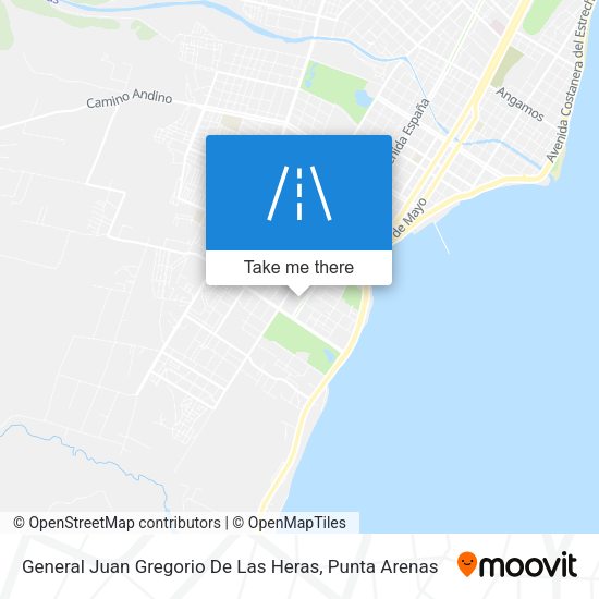General Juan Gregorio De Las Heras map