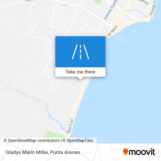 Mapa de Gladys Marín Millie