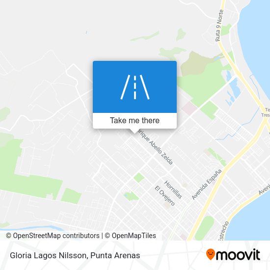 Gloria Lagos Nilsson map