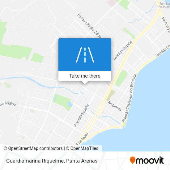 Mapa de Guardiamarina Riquelme