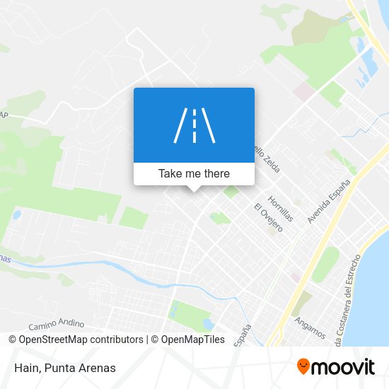 Mapa de Hain