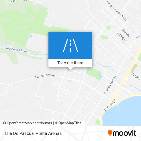 Mapa de Isla De Pascua