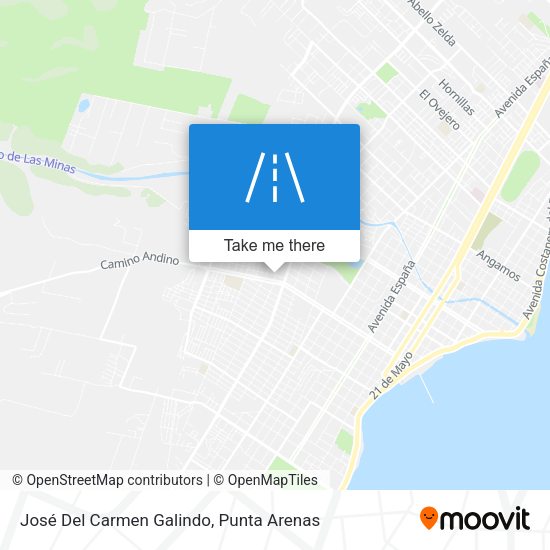 José Del Carmen Galindo map
