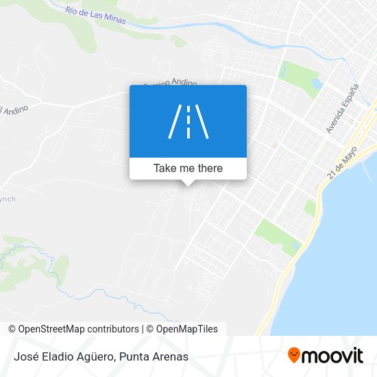 José Eladio Agüero map