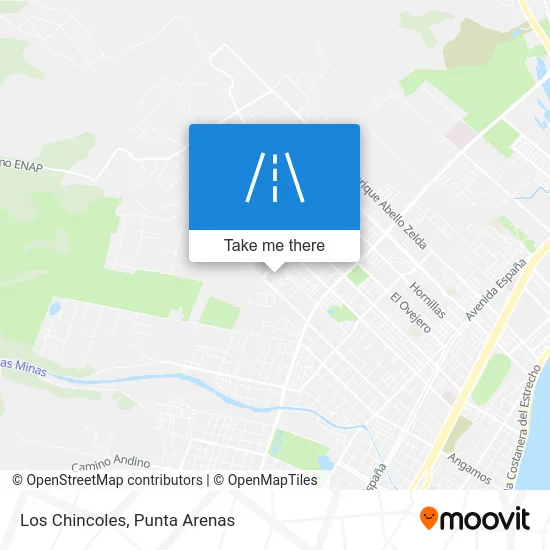 Los Chincoles map