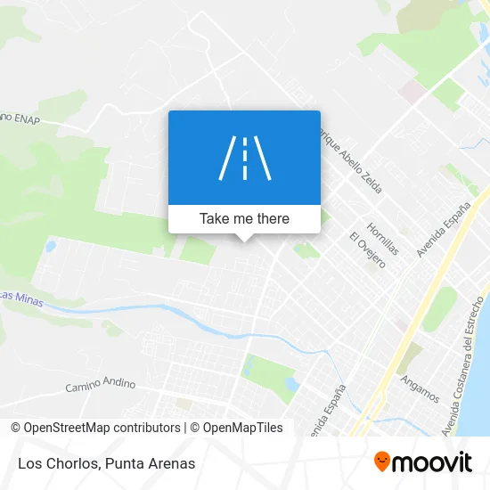 Los Chorlos map