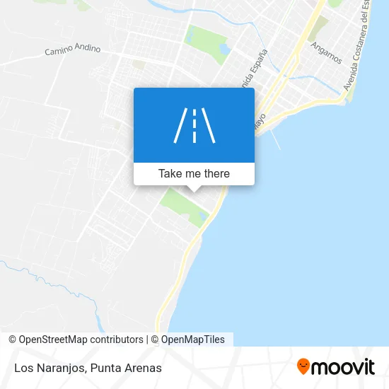 Los Naranjos map