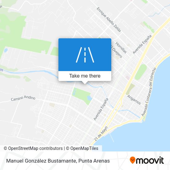 Manuel González Bustamante map