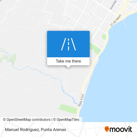 Manuel Rodríguez map