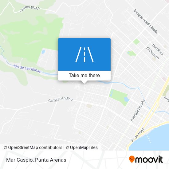Mapa de Mar Caspio